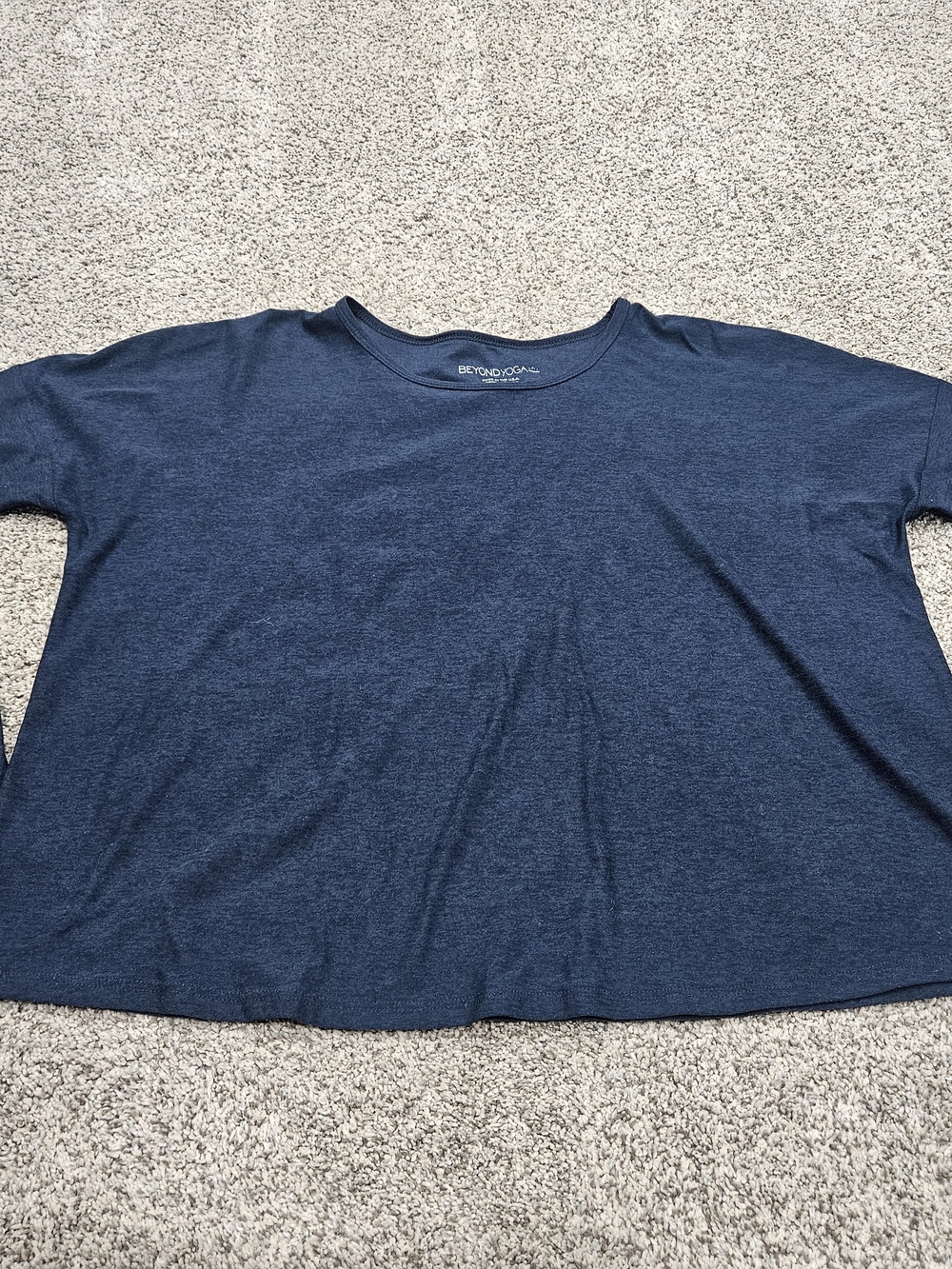 Beyond Yoga Women’s Navy Blue Long Sleeve Tee